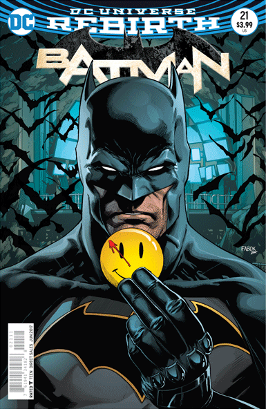 Batman and Flash Watchmen Comic Book Cover